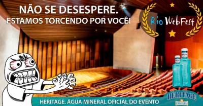 Heritage. Água Mineral Oficial do Rio WebFest