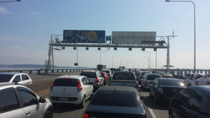 Fluxo de veículos na Ponte aumenta no feriado de Tiradentes