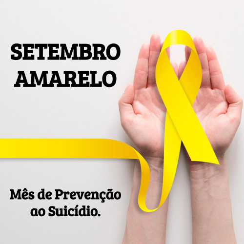 Setembro Amarelo — Todos juntos contra o suicídio.