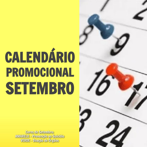 CALENDÁRIO PROMOCIONAL - SETEMBRO