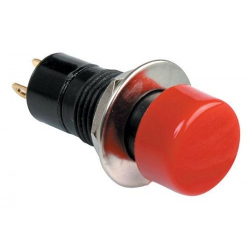 PUSH BOTON NA REDON VERMELHO
