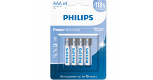 Pilha Palito c/4 Alcalina Philips
