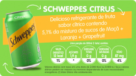Refrigerante Citrus - Lata 350ml - Schweppes