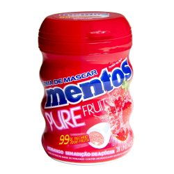 Goma de Mascar - Pure Fruit Morango - Mentos