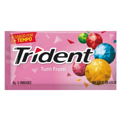 Chiclete - Sabor Tutti Frutti - Trident
