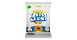 Batata Frita Ondulada - Sabor Original - Pacote 50g - Ebicen