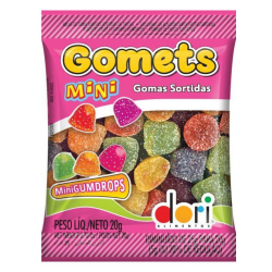 Mini Goma Gomets - Sino - Pacote 20g - Dori