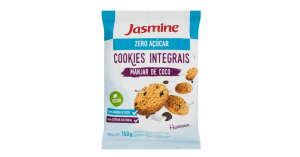 Cookies Zero Açúcar - Sabor Ameixa e Coco - Pacote 150g - Jasmine