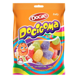 Bala de Goma - Frutas - 20g - Docigoma