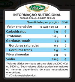 Guaraná em Pó - Pacote 100g - Arma Zen