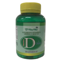 Vitamina D + Cálcio - 50 Cápsulas de 300mg - Vita Vita