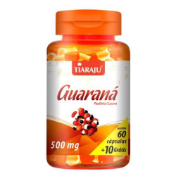 Guaraná - 60 Cápsulas + 10 - Tiaraju