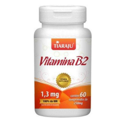Vitamina B2 - 60 Cápsulas de 250mg - Tiaraju