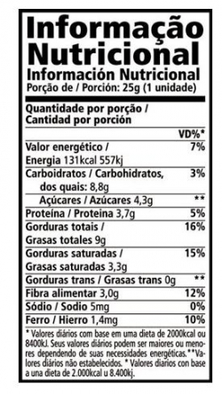 Barra biO2 Organic 7nuts - Sabor Coco + Castanha - Pacote 25g - biO2