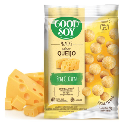 Snack de Soja - Sabor Queijo - Pacote 25g - Good Soy