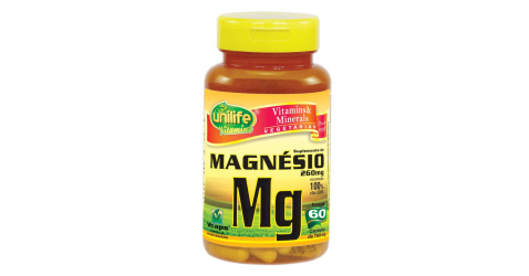 Magnésio Quelato - 60 Cápsulas de 760mg - Unilife