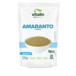 Farinha de Amaranto Orgânico - Pacote 120g - Vitalin