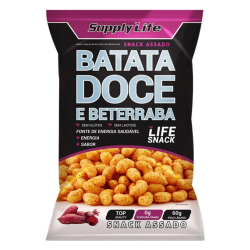 Snack Batata Doce e Beterraba - Pacote 60g - Supply Life