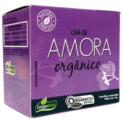 Chá de Amora Orgânico - 10 sachês de 10g - Campo Verde