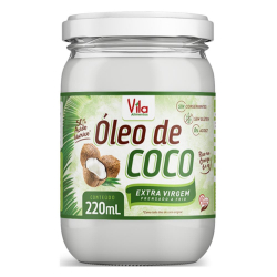 Óleo de Coco Extra Virgem - Pote 220ml - Vila Ervas
