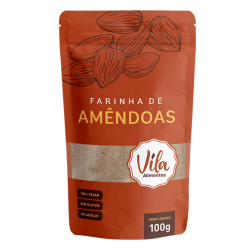 Farinha de Amêndoas - Pacote 100g - Vila Ervas