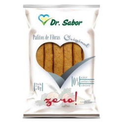 Palitos de Fibras - Sabor Original - Pacote 70g - Dr Sabor