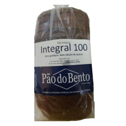 Pão de Forma Integral 100 - Pacote 500g - Pão do Bento