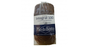 Pão de Forma Integral 100 - Pacote 500g - Pão do Bento