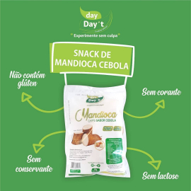 Chips de Mandioca - Sabor Cebola - 60g - day Day't