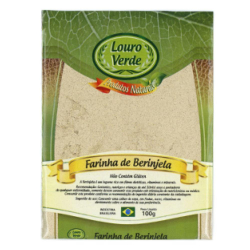 Farinha de Berinjela - Pacote 100g - Louro Verde
