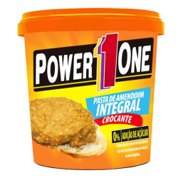 Pasta de Amendoim com Pedaços Crocantes - Pote 1kg - Power One