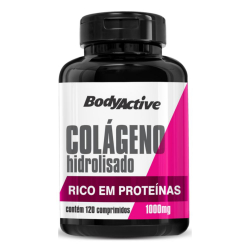 Colágeno Hidrolisado - 120 cápsulas de 1000mg - BodyActive