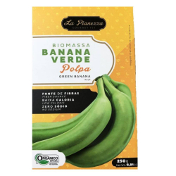 Biomassa Banana Verde Polpa - Pacote 250g - La Pianezza