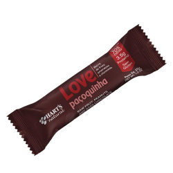 Barra de Fruta Love - Sabor Paçoquinha - Amendoim e Chocolate - Pacote 35g - Hart's Natural