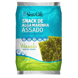 Alga Desidratada - Sabor Wasabi - Pacote 5g - Sea's Gift