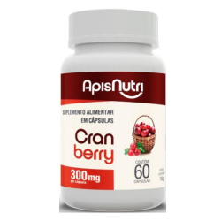 Cranberry - 60 cápsulas de 500mg - Apisnutri