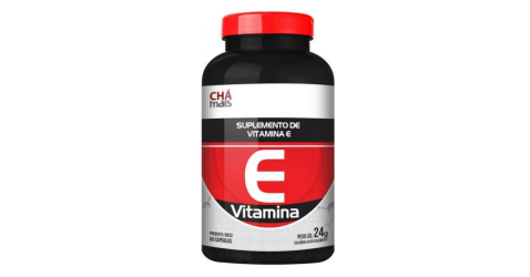 Suplemento de Vitamina E - 60 Cápsulas de 400mg - Chá Mais