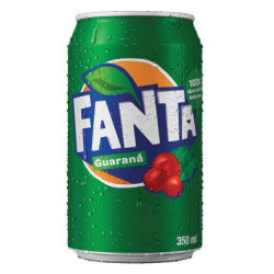 Bebidas Frias: Refrigerantes - Fanta Guaraná - Lata 350ml