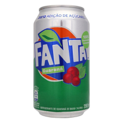 Bebidas Frias: Refrigerantes - Fanta Guaraná Zero - Lata 350ml