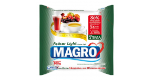 Açúcar Light com Stevia - Pacote 500g - Magro
