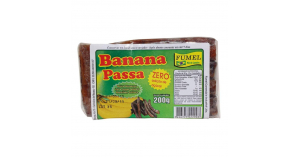 Banana Passa sem Açúcar - Pacote 200g - Fumel