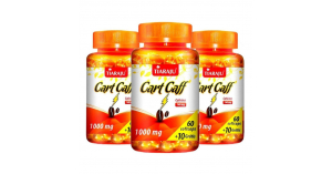 Cart Caff (Óleo de Cártamo + Cafeína) - 60 Cápsulas + 10 de 1g - Tiaraju