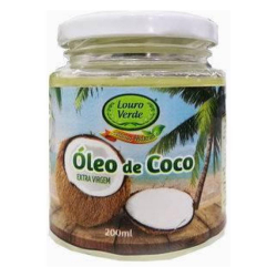 Óleo de Coco Extra Virgem - Pote 200ml - Louro Verde