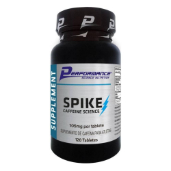 Spike Caffeine - 120 Tabletes de 105mg - Performance Nutrition