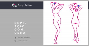 Depilação Feminina de Braços Completos com Cera Morna Depyl Action